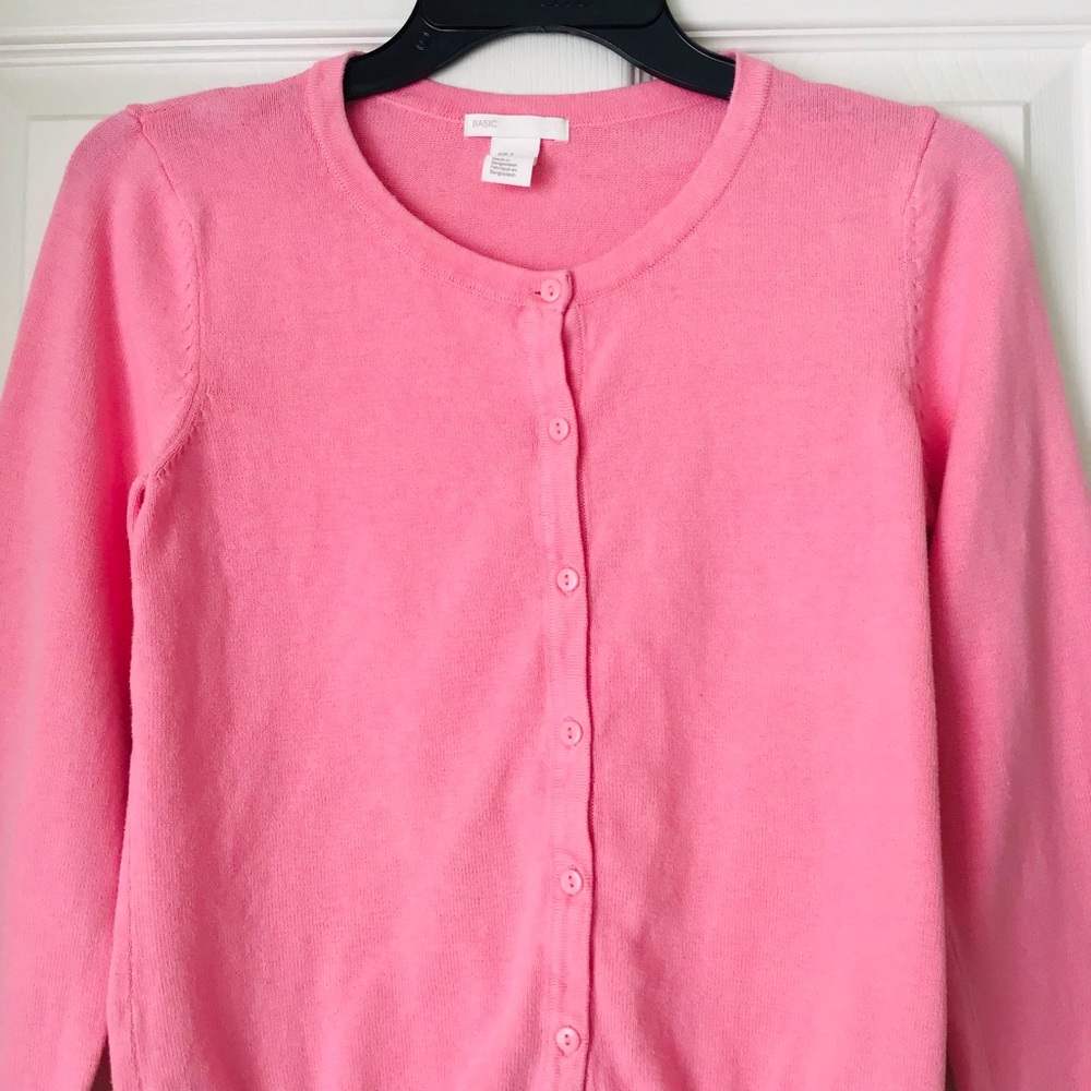 H&M Pink Cardigan Sweater - Picture 2 of 4